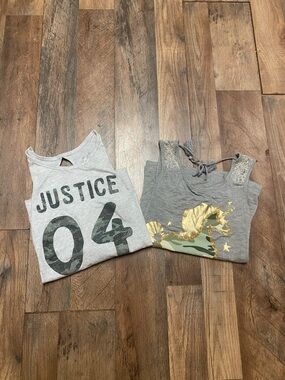 Justice Girls Tank Tops Bundle (2) | Size 12 |